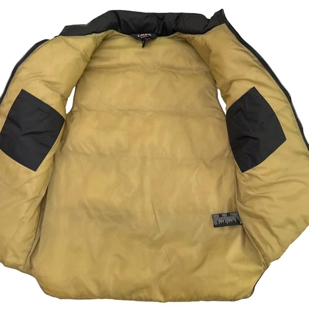 H&M L.O.G.G. Mens Sport Puffer Vest, H&M‎ Black Puffer Vests, H&M Mens Size 401